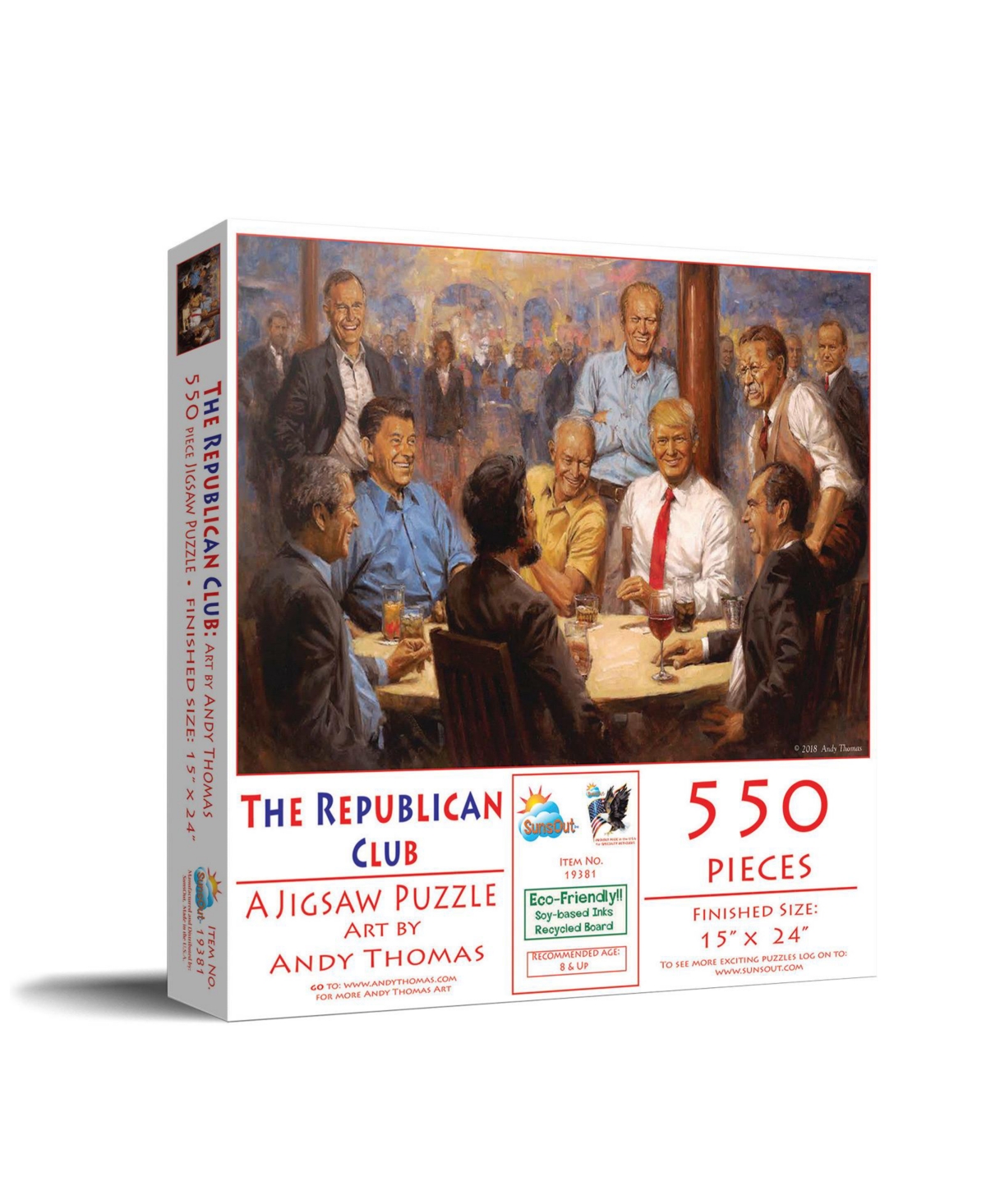 SunsOut The Republican Club 550 piece Jigsaw Puzzle for Adults