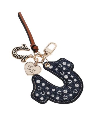 Denim Horseshoe Bag Charm