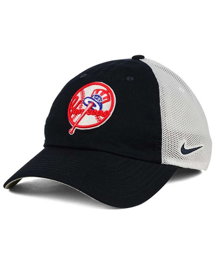 Nike New York Yankees Dri-FIT Mesh Swoosh Adjustable Cap - Macy's