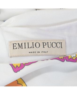 Women's White Butterfly Print Knit Tunic Top