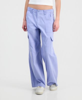 Juniors' Wide-Leg Cargo Pants