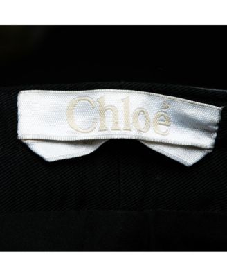 Women's Black Leather & Nubuck Paneled Cropped Biker Pants