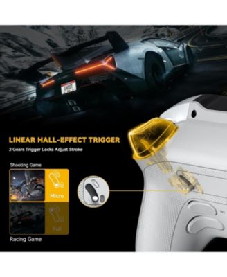 One Wireless Gaming Controller with Interactive Screen for Switch, Switch 2, PC, Android and iOS with Charging Dock