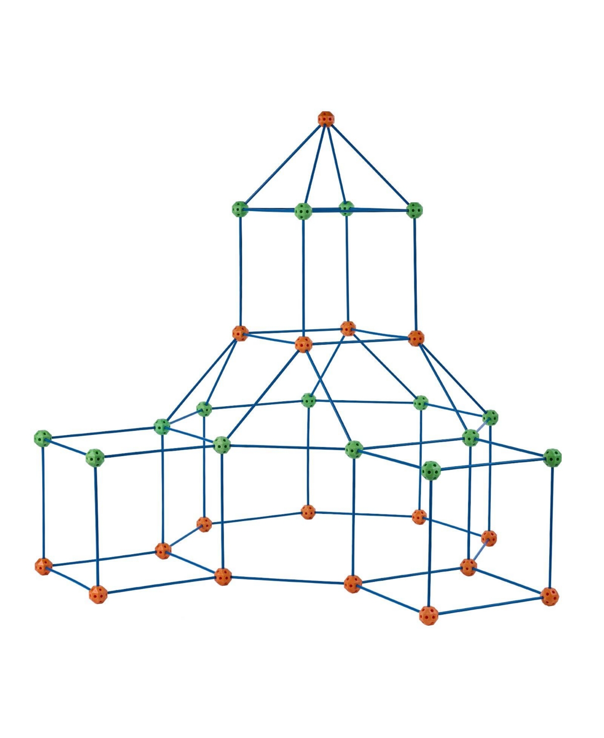 Hongge Fort Building Kit 120 Pcs Stem Construction Toy for Kids