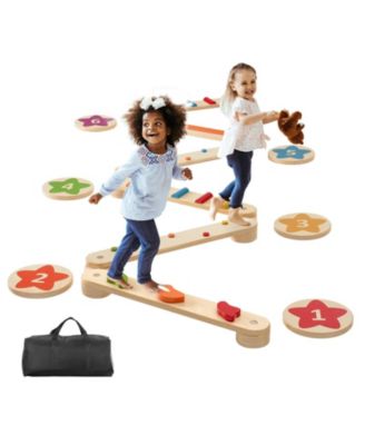 Kids Balance Beam and Stepping Stones Set 6 PCS
