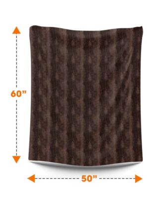 Ultra Soft Faux Fur to Microplush Reversible Cozy Warm Throw, 50" x 60"