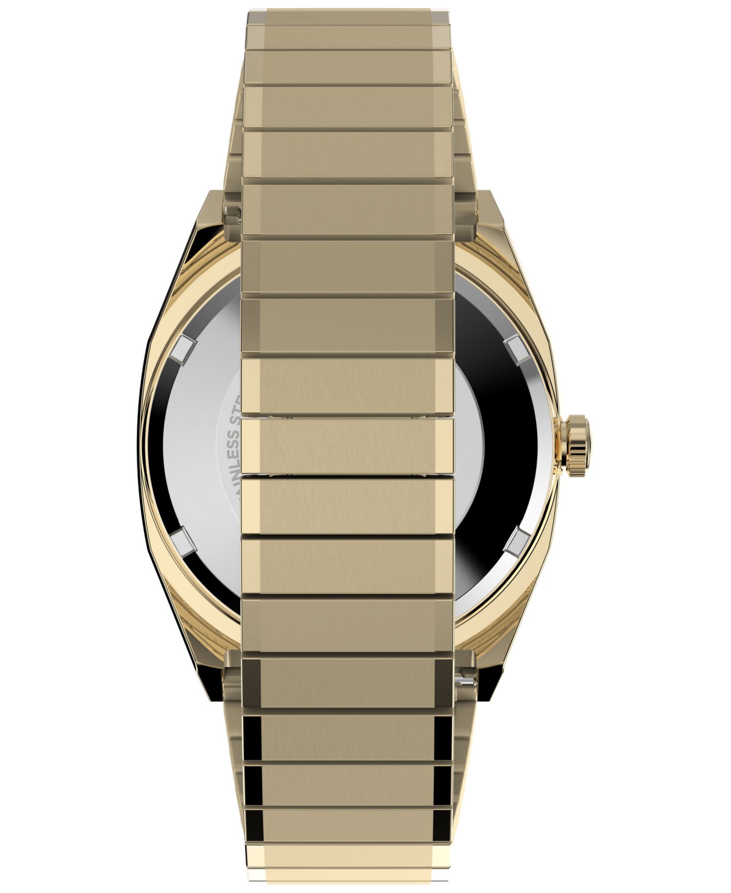 Мужские часы Timex Automatic Gold-Tone Stainless Steel Watch, 34mm — фото 3