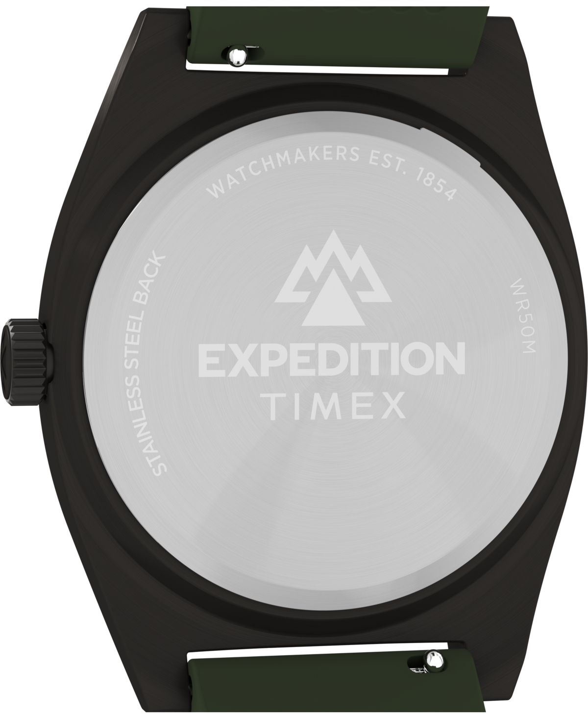 Timex Men's Quartz Analog Green Silicone Watch, 39mm