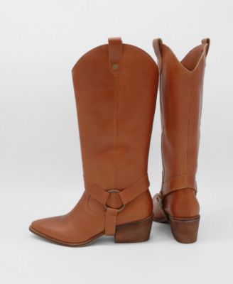 Penelope Leather Convertible Western Boots