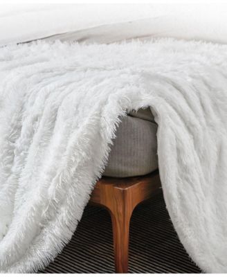 Soft and Fuzzy Reversible Shaggy Throw, 60" x 70"