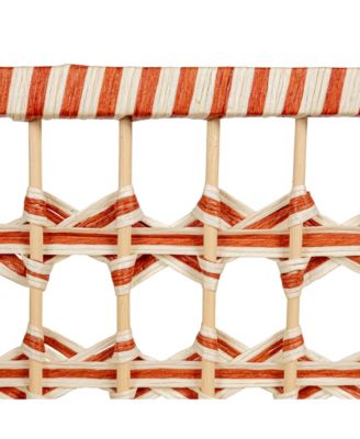 Rattan Woven Accent Shelf