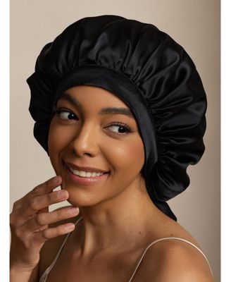 Women's Mulberry Silk Bonnet with Long Ribbons
