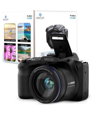 MINOLTA ProShot MN40Z 20 MP Digital Camera w/40x Optical Zoom and FHD Video