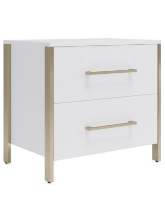 26" Emila 2-Drawer Nightstand