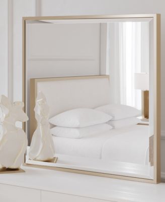 39" Wood Emila Mirror