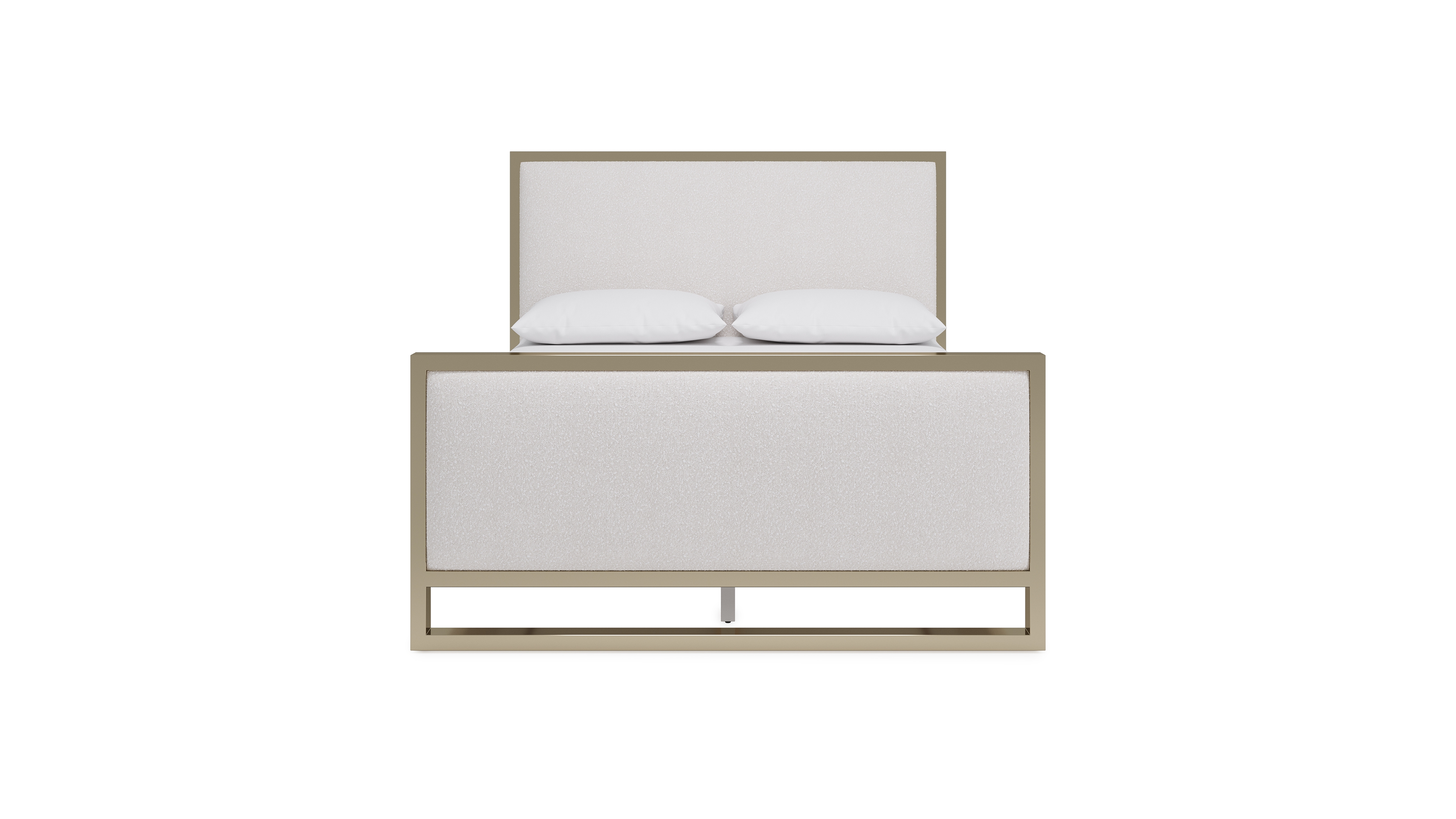 Furniture 52" Emila Upholstered Queen Bed