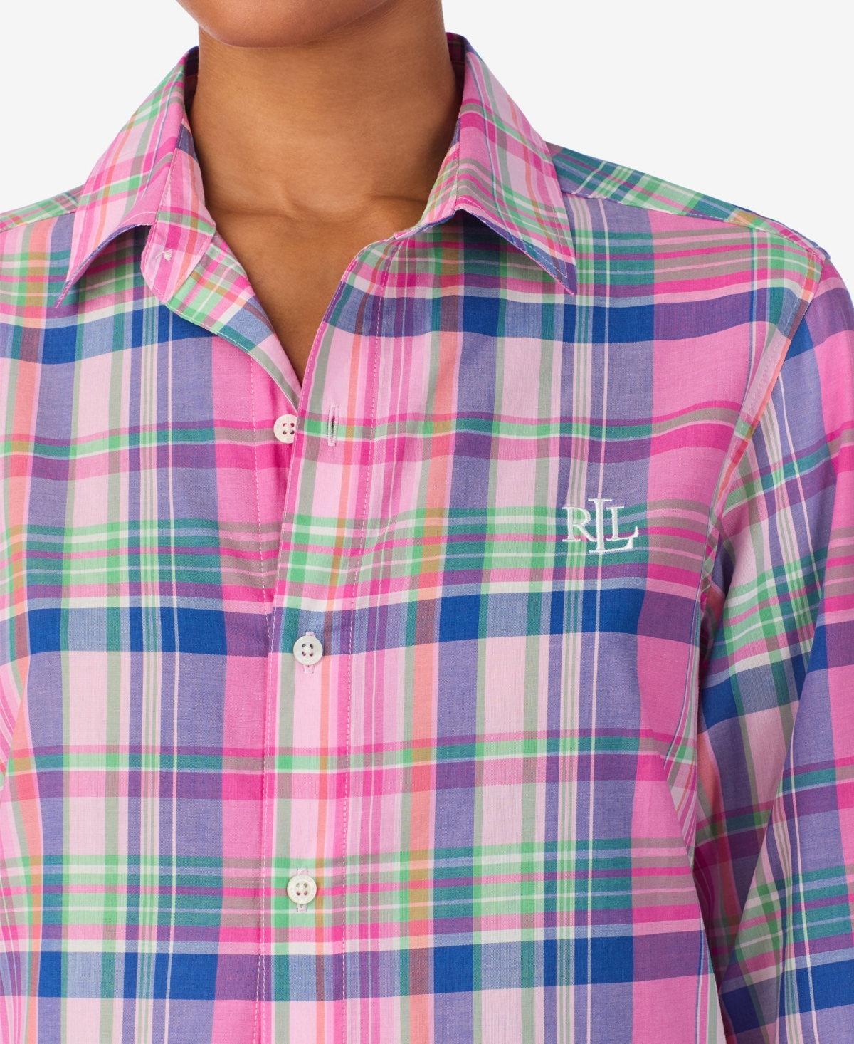 Lauren Ralph Women's Long Pajama Set