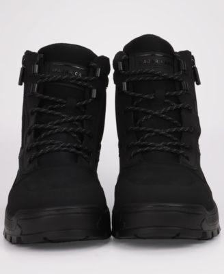 Men's Torsion Front-Lace Side Zipper Boots