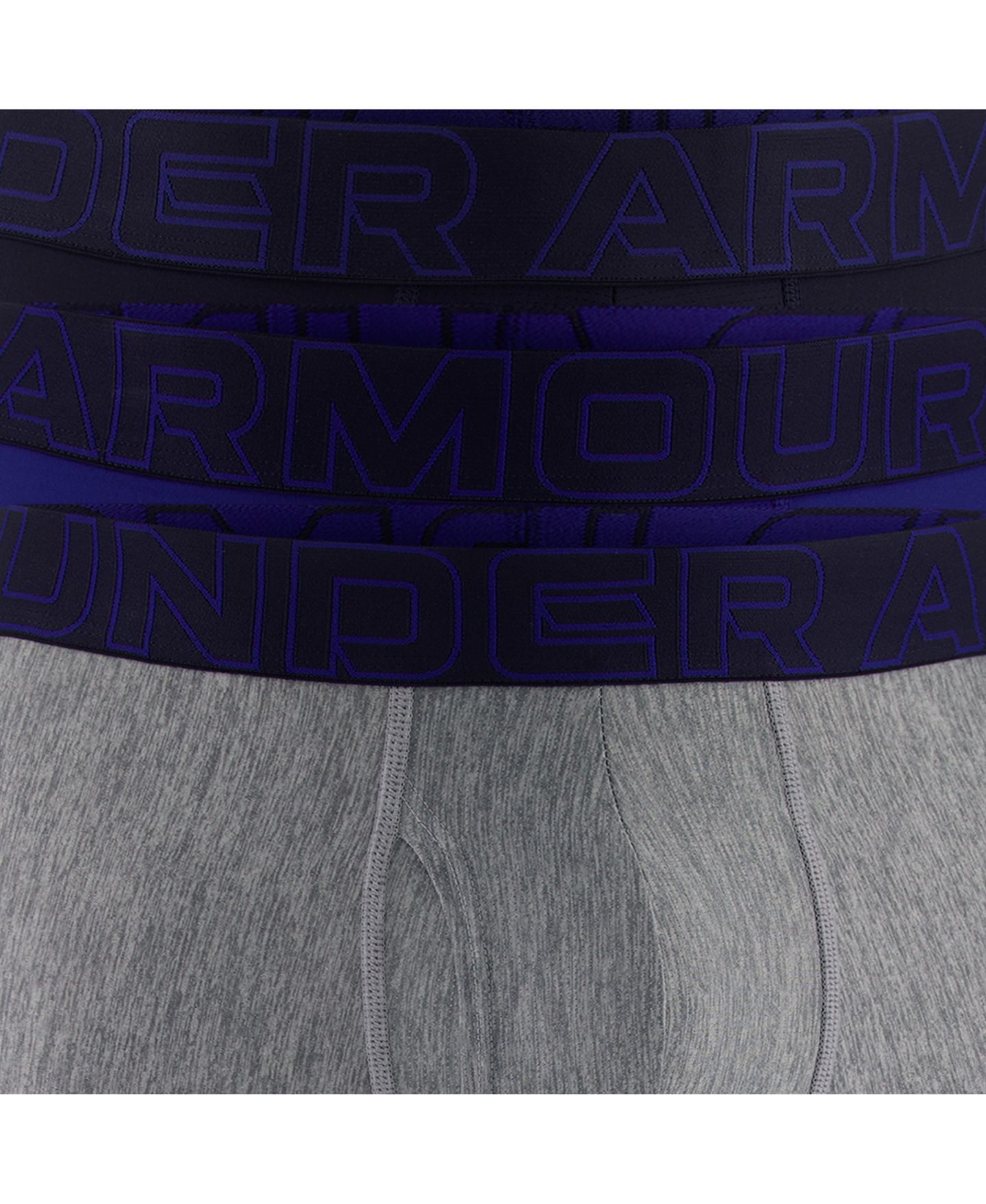 Трусы-боксеры Tech для мужчин, 3 шт. — Under Armour, цвет: Чёрный / Королевский синий — фото 5