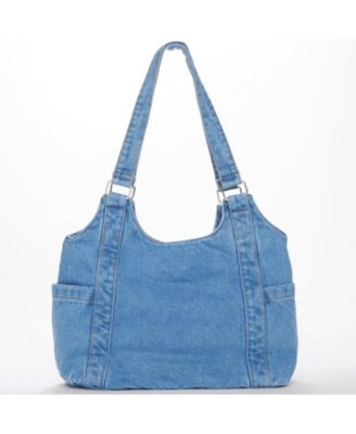 Women's Denim Shoulder Tote Bag Hobo Bag Casual Everyday Purse