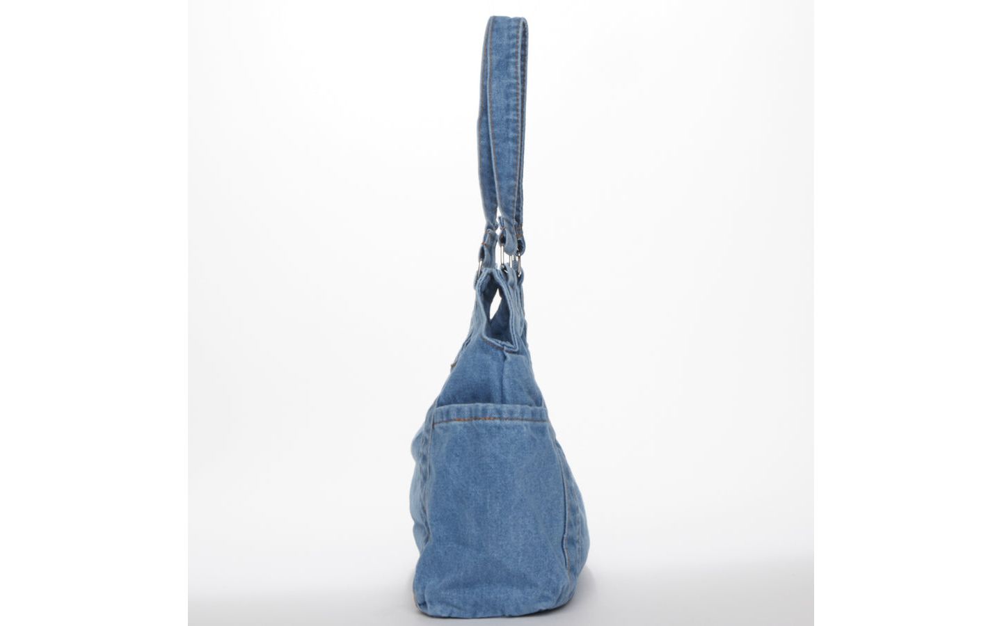 Женская сумка SUSU Denim Shoulder Hobo Casual Everyday Purse, цвет: Синий — фото 4