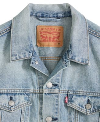Men's Regular-Fit Non-Stretch Denim Trucker Jacket