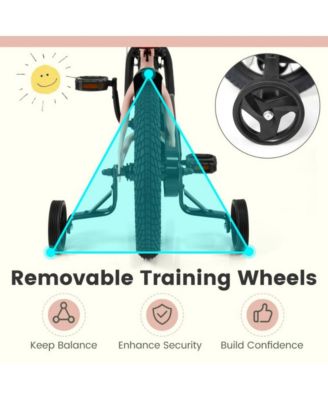 14 Inch Kids Bike with Adjustable Training Wheels