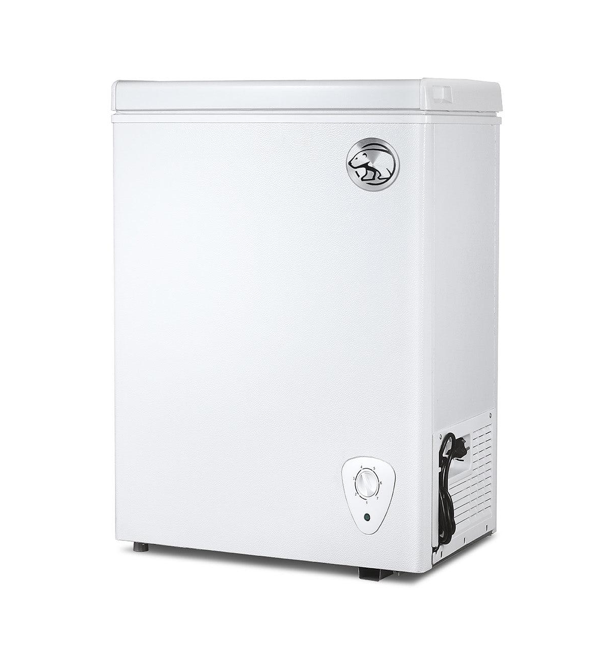 Commercial Cool 1.8 Cu. Ft. Compact Chest Freezer, Textured Finish, Deep Freezer for Frozen Food Storage, White