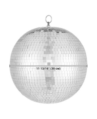 Large 12" Mirror Glass Disco Ball DJ Dance Home Party Bands Club Stage Lighting
