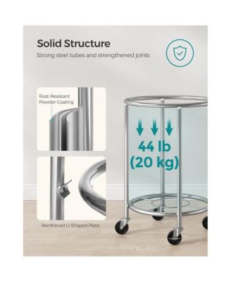 18.5 Gal. Laundry Basket with Wheels