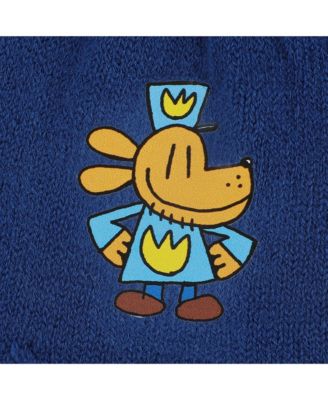 Boys All-Over Character Print Youth 2-Piece Knit Beanie & Gloves Set