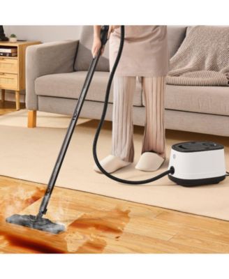 Steam Cleaner, Multipurpose Steamer with 27 Accessories, 51oz Tank & Long Cord, Portable Cleaning for Floors, Grout, Home & Car.