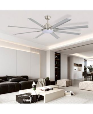 84-inch Standard Industrial 8-Blade LED Ceiling Fan with Remote and Intelligent Control and Voice Function