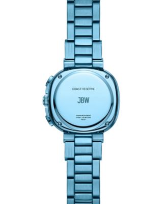 Women's Reserve Coast Crystal Diamond (0.06 ct. t.w.) Japan Chronograph Aquamarine Stainless Steel Watch, 39mm
