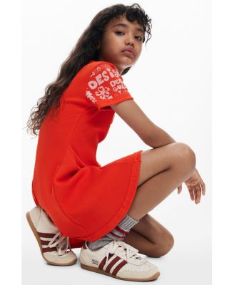 Girls short sleeves Knit Dress