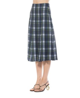 Women's Shilo Midi Length Pleated Skirt