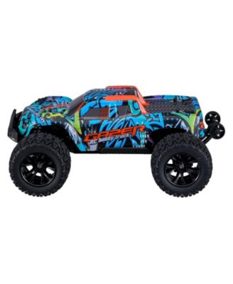 RC Car 1:14, 4WD Off-Road Truck with Extra Shell, 45&deg; Wheelie, Adjustable Speed, 42 km/h Hobby Racing Car for Kids 8+.