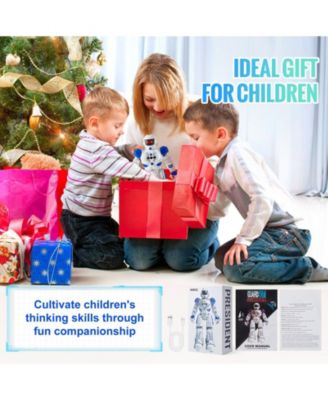 RC Robot Toy for Kids, Gesture Sensing Programmable Smart Robot, Interactive Walking Singing Dancing Gift for Ages 3–12