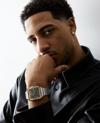 Men's 1917 Swiss Automatic Stainless Steel Watch, 35x5.2mm