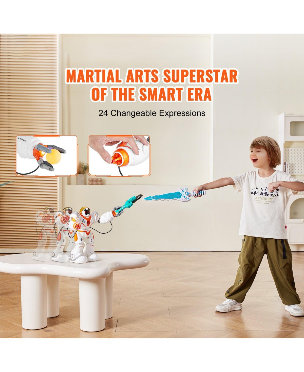 Mecale Rc Robot Toy for Kids, Programmable Remote Control Battle Robot with Bullets, Interactive Walking & Dancing Smart Robot for Boys Girls