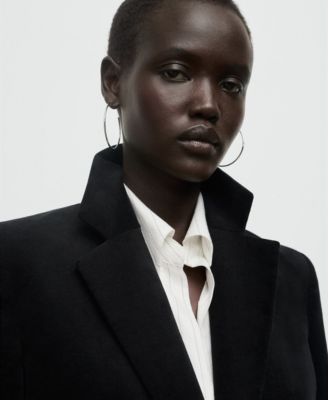 Women's Pockets Velveteen Jacket