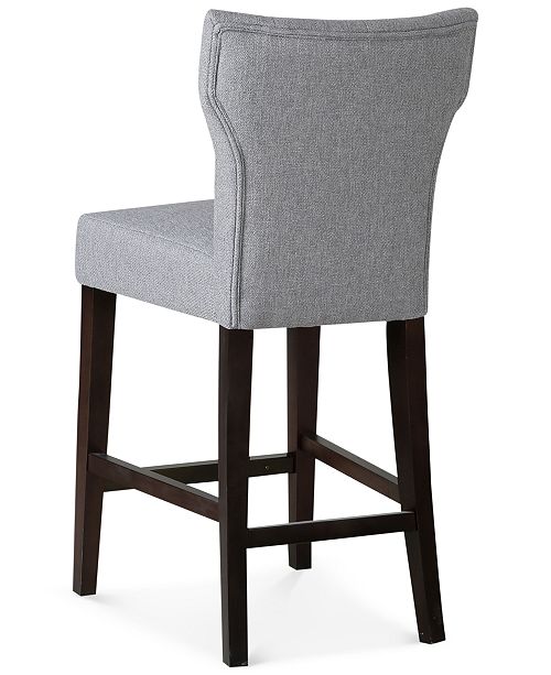 JLA Home Cohan Tufted Counter Stool, Quick Ship Furniture Macy's