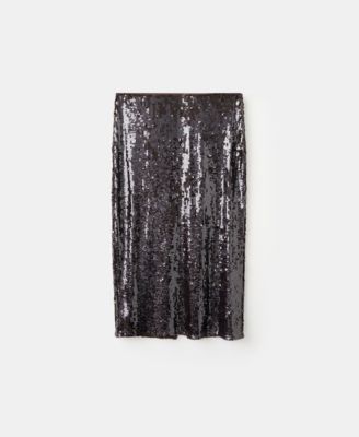 Women's Sequin Midi Skirt