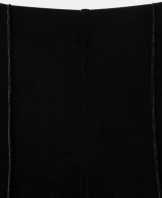 Women's Seam Detail Velvet Pants