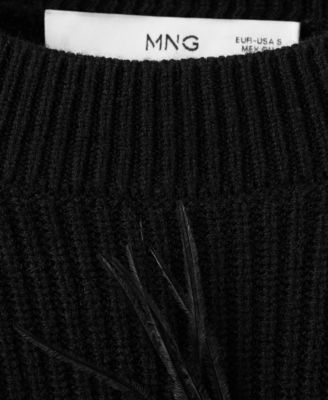 Women's Feathers Knitted Sweater