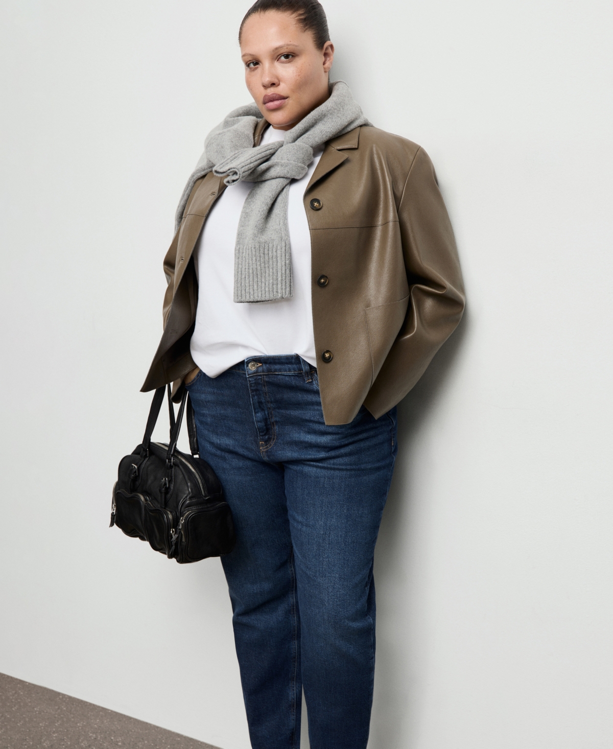 Mango Women's New Mom Comfort High-Rise Jeans