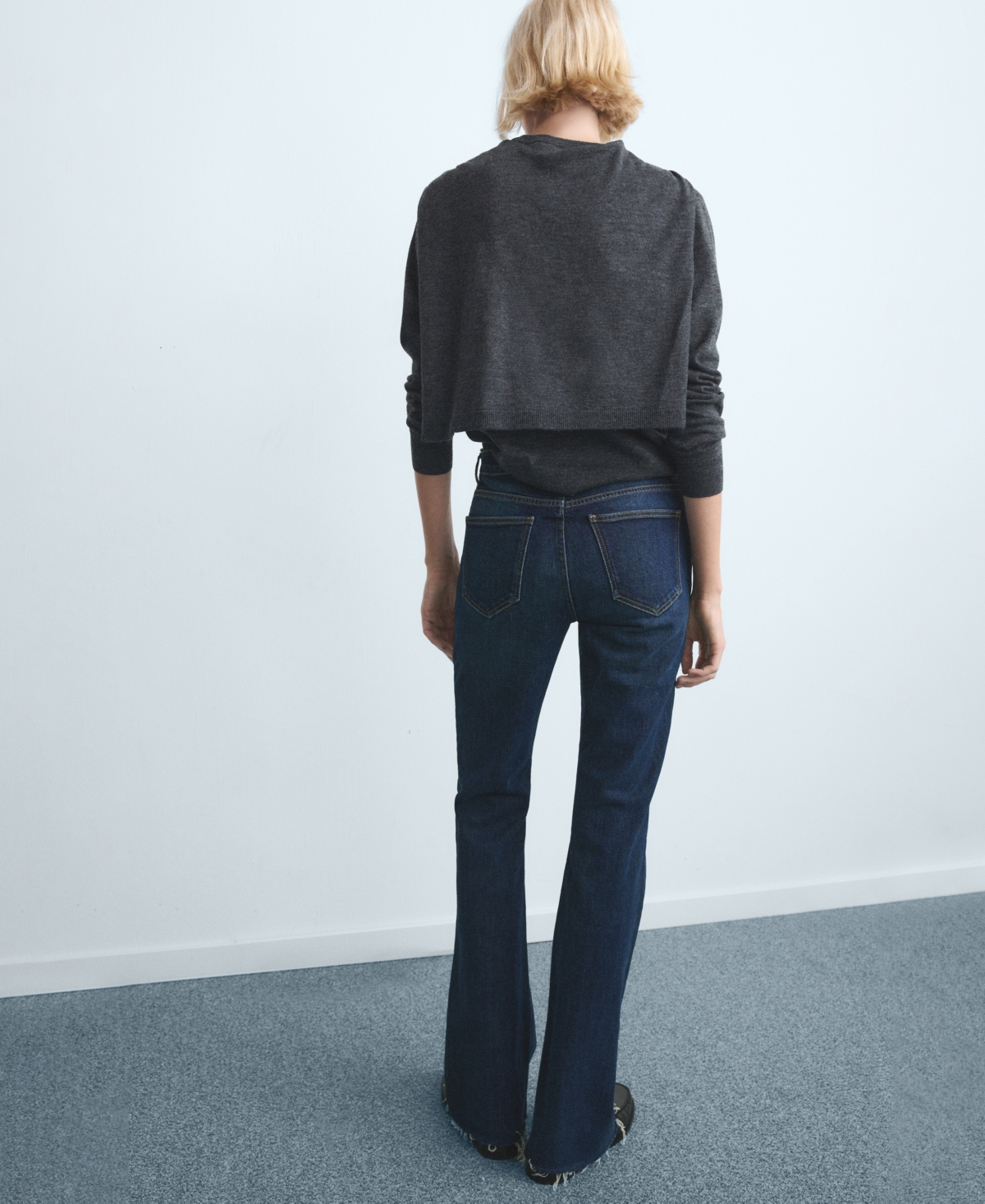 Mango Women's Fiona Flared Mid-Rise Jeans