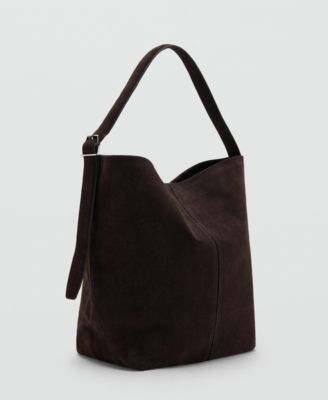 Women's Suede Shopper Bag