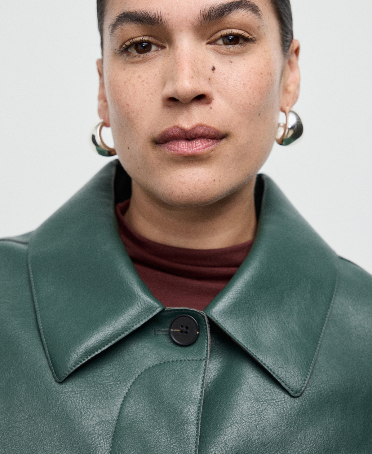 Mango Women's Pockets Faux-Effect Jacket