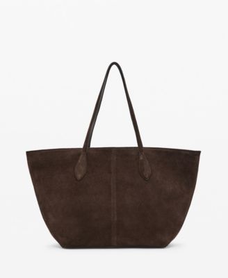 Women's Suede Shopper Bag